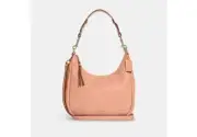 COACH Leather JULES HOBO Shoulder Bag W/Crossbody Strap BLUSH Peach W/ Dust bag