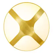 Cross Exterior Wall Light W205mm Brass - 2118121035