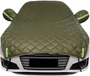 Anti-Hail Car Cover Compatible with Renault Twingo 1/2/3 R.S. Electric 1993-2021 | Professional Customized Thickened Anti-Hail Half Car Cover Snow Dust Scratch Proof(07,Twingo 3)