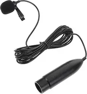PartyKindom Professional Microphone with Collar Clip Durable Wearable Mic for Conferences Vocal Recordings and Live Streaming Easy Plug and Play Setup Lightweight Design