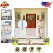 Reinforced Retractable Baby & Pet Gate - 60" Wide Indoor/Outdoor Safety Solution