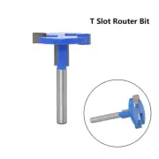1/4'' Shank T-Type Router Bits Straight T Slot Router Woodworking Cutter Tool