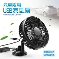 在飛比找森森購物網優惠-汽車兩用USB涼風扇