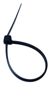 4" ZIP TIES UV BLACK (50-PK) 18LB Mini Lightweight Duty Zip Ties Free Shipping!