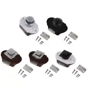 Push Button Catch Lock for Knob Drawer Cupboard Door Cabinet CampervanHard