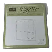 Stampin Up Sizzix Big Shot Die Bigz Scallop Square Duo 120903
