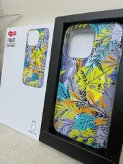 Floral Flower Case for iPhone 13 Pro – Magsafe Compatible Phone Case Leaves