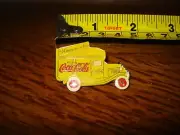 Coca-Cola Coke Vintage Distibutor Double Bus Enjoy Coca-Cola Lapel Pin