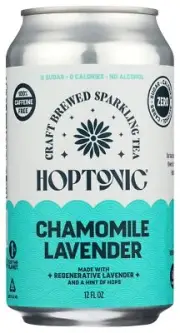 Hoptonic Sparkling Chamomile Organic Tea 12 fl oz (Pack of 12)