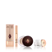 [Charlottes] Fresh Glowing Finish Kit - Foundation, Concealer, Powder & Moisturiser | Charlotte Tilbury