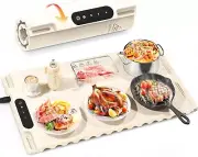 Electric Warming Tray, Roll Up Portable Food Warming Mat, Surface Heating & 3...