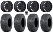 MSA Creed 15" Wheels Black 30" Terra Hook Tires RZR XP 1000 / PRO XP