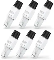 Cat6A Cat6 RJ45 Connector Tool-Free, UTP Cat 6a Field Termination Modular Plug for 23-26 AWG Unshielded Ethernet Cable, 6-Pack
