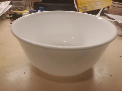 NEW UNUSED Set of 6 - CORELLE Cereal Soup BOWLS – Winter Frost White, 6 ¼", USA