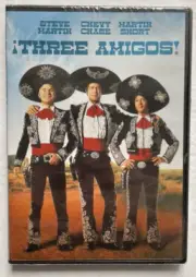 NEW Three Amigos (DVD 1986) Steve Martin Short Chevy Chase Sealed Ships FREE