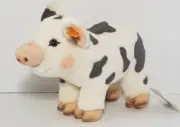 Steiff Plush Spotted Pig Toy New W/tags Rare!