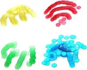 WOONEKY 30-Piece Bingo Chips Bingo Markers Red Counters for Boys and Girls Adults for Math Games Counting Sorting Bingo Supplies