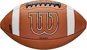 WILSON GST1003 Leather Game Football Factory Defect/Blemish - Official Size, Tan