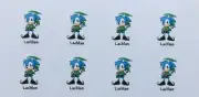 24x Personalised Christmas Gift Stickers Labels Sonic Hedgehog Elf Video Game