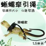 蜥蜴牽引繩  鬃獅外出牽引 帶遛爬蟲 寵物用品 防逃翅膀 守宮 松鼠綠鬣