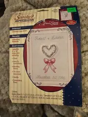 Alma Lynne Designs Hearts & Bows Counted Cross Stitch Chart plaid stitched new