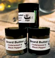 Ironside Beard Balm 100% Natural Organic Vegan 60 Gram - Six Variations