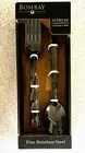 Bombay FIORELLA 12 pc Fine Stainless Steel Flatware Set 6 Tablespoons 6 Forks