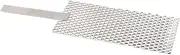 Frediuo Titanium Mesh, Electrode Titanium Anode, Jewelry Plating Tool for Electrolysis, Electroplating, 6cmx15cm with Handle