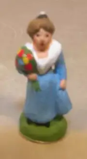 NEW Arlesienne with blue dress, Carbonel Chip for Santons Marcel Carbonel Chip