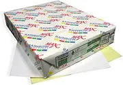 250 Sets, NCR Paper, Collated 2 Part (White, Canary), Letter Size Carbonless Paper - Rainbow Brand
