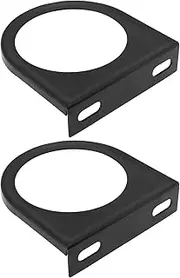 LT Easiyl 2 Pieces 52 mm Car Single Hole Meter Gauge Duty Gauge Holder Gauge Panel for Cars Trucks Boats Motorcycles Black