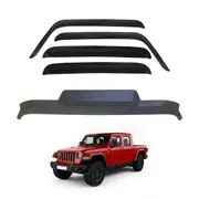 Weather Shields + Bonnet Protector for Jeep Gladiator 2020-Onwards