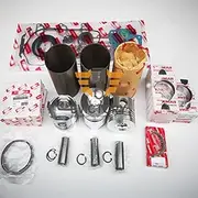 for yanmar Engine 3D84N 3TN84RJ Rebuild Overhaul kit Liner Sleeve Set + Cylinder Gasket Set + Piston + Ring + Big Small Bearing