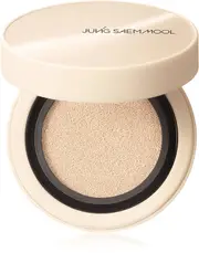 JUNG SAEM MOOL Skin Nuder Cover Layer Cushion Moisturizing Sponge Foundation + Light Color Refill 2× 14 g