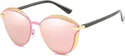 [HAOMAO] Vintage Cat Eye Polarized Sunglasses For Women And Men Uv400 Shades Mirror Sun Glasses For Driving