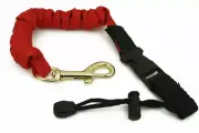 2PK Adjustable Fishing Rod Leash Fishing Rod/Paddle Leash Survival Paracord RED