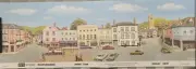 PECO SK49 Medium Market Town Backscene Plus SK50 Extension - NOS