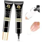 UNA GELLA Lamp-Free Solid Nail Glue Gel Super Strong Semi Nail Glue for Acrylic