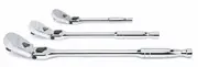 Gearwrench 81276T - Flex Handle Ratchet Set 3 Piece Locking 1/4, 3/8 & 1/2"