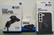 QUAD LOCK KIT Samsung Galaxy S22 Case, Dampener, FORK STEM Mount Pro