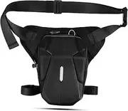KICHOUSE Motorcycle Drop Leg Bag for Men: Thigh Bag for Fishing Hiking Camping Outdoor Travel- Multifunctional Hunting Storage - Leg Fanny Pack for Motorbike Bicycle Horse Riding