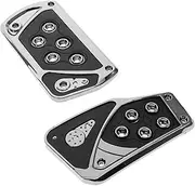 BESTOYARD 1Set Car Pedal Covers Non Slip Brake Pads for Manual Automatic Vehicles Easy Installation Durable Foot Pedals for Enhanced Driving
