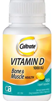 Caltrate Vitamin D 1000iu 180 Liquid Capsules