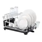 D.Line Pinnacle 2 Tier Aluminium Dish Rack Drainer Tray Kitchen Drainboard
