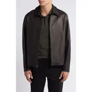 Vince Leather Jacket in Black at Nordstrom, Size Medium