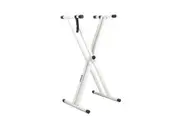 Maestro X-Frame White Keyboard DOUBLE BRACE Stand