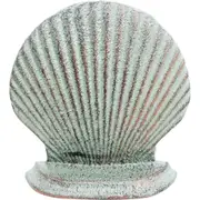LVD Doorstop Shell Cast Iron Door Stopper Home/Office Decor 11.5cm Green