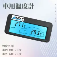 在飛比找momo購物網優惠-【精力工業】電子溫度計 監測表 點菸器插電 汽車溫度顯示 C