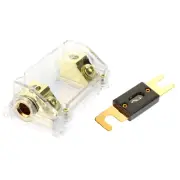 ANL Fuse - Gold Holder Voodoo 2/0 or 1/0 0 gauge w/ 45 Deg Angled Cover (150