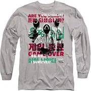 Squid Game Game Over Guards Overlay Unisex Long Sleeve T Shirt